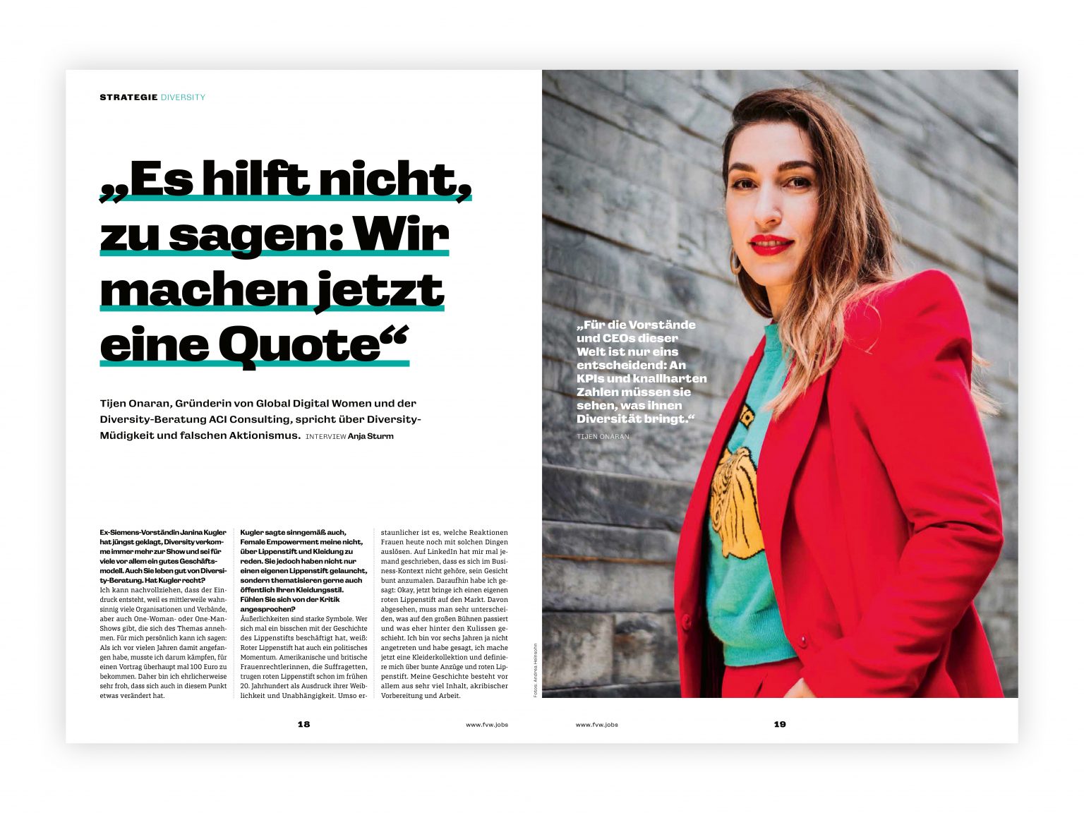 Tijen Onaran, Gründerin von Global Digital Women und der Diversity-Beratung ACI Consulting, spricht über Diversity-Strategien und falschen Aktionismus.